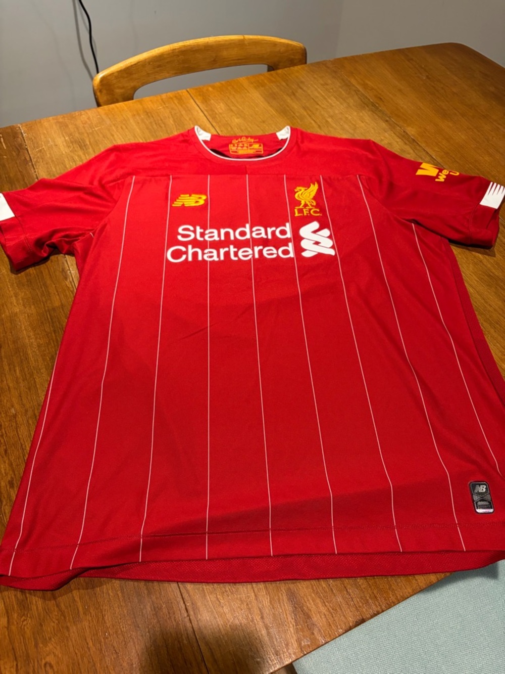 New Balance Liverpool Bob Paisley Red Soccer Jersey 18